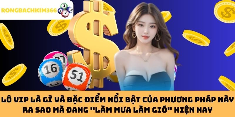 Lô VIP là gì và đặc điểm nổi bật của phương pháp này ra sao mà đang "làm mưa làm gió" hiện nay