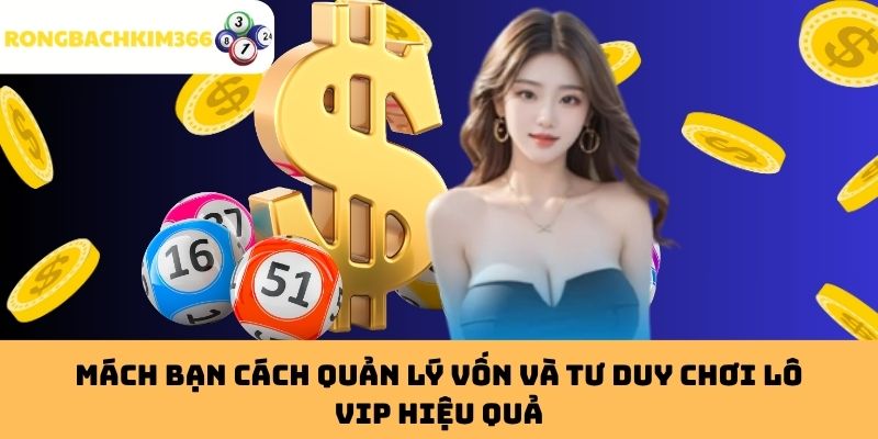 Mách bạn cách quản lý vốn và tư duy chơi lô VIP hiệu quả