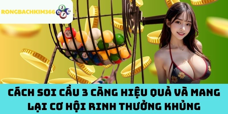 Cách soi cầu 3 càng hiệu quả và mang lại cơ hội rinh thưởng khủng