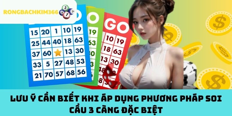 Lưu Ý Cần Biết Khi Áp Dụng Phương Pháp Soi Cầu 3 Càng Đặc Biệt